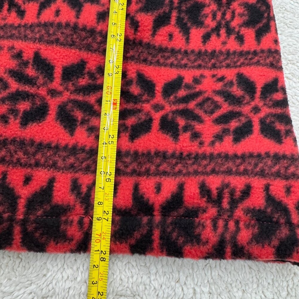 NWT $198 Polo Ralph Lauren Men's Red Fair Isle Fleece Sweatshirt 1/4 Zip, Size M - Picture 8 of 9